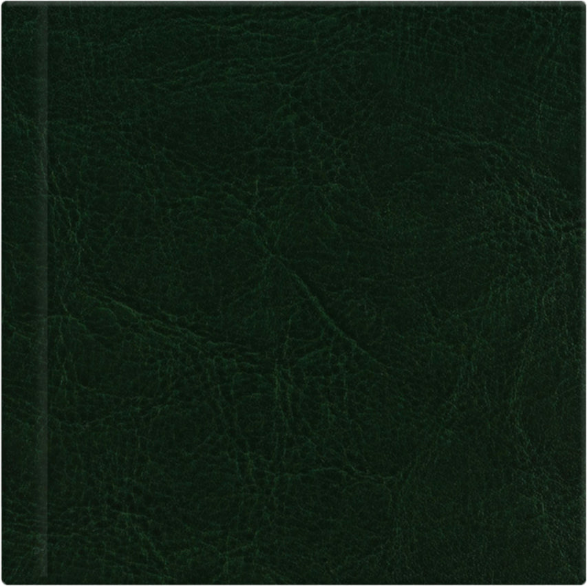 Hunter Green leatherette album cover, 12x12