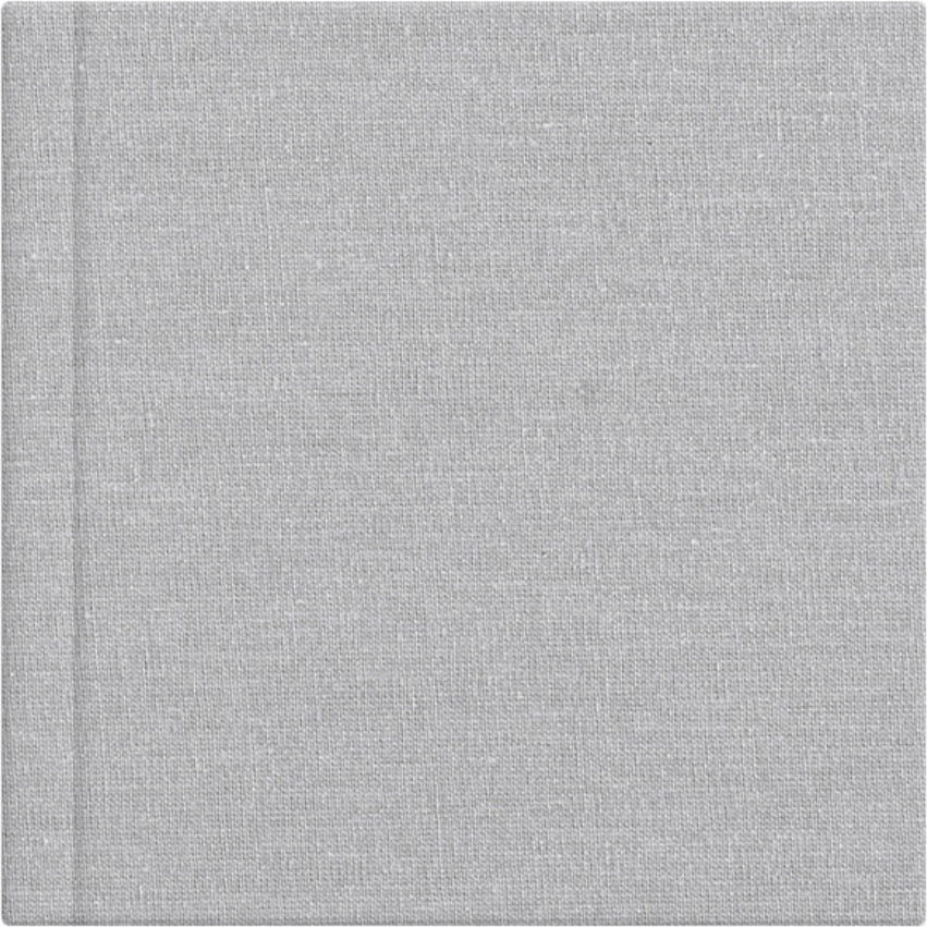 Mist Grey linen album cover, 12x12