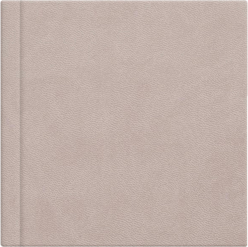 Sugar Beige leatherette wedding album cover, 12x12