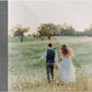 Iron Grey suede wedding album, full acrylic photo cover, 18x12