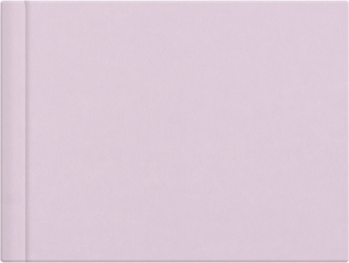 Baby Pink leatherette wedding album cover, 18x12