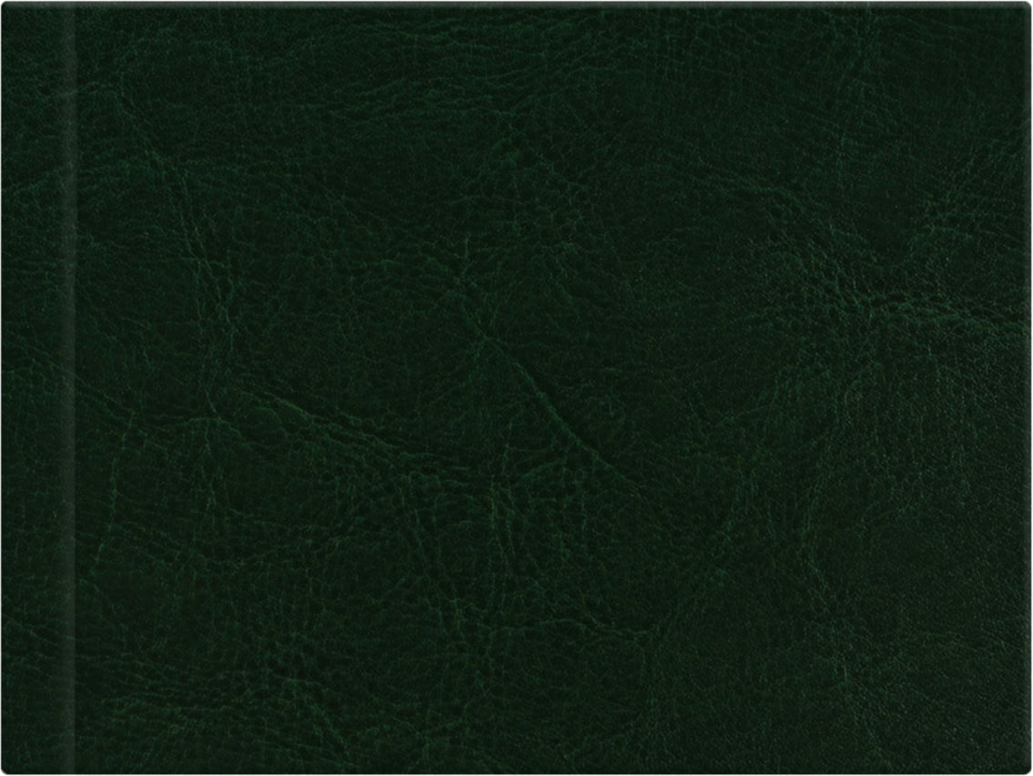 Hunter Green leatherette album cover, 18x12