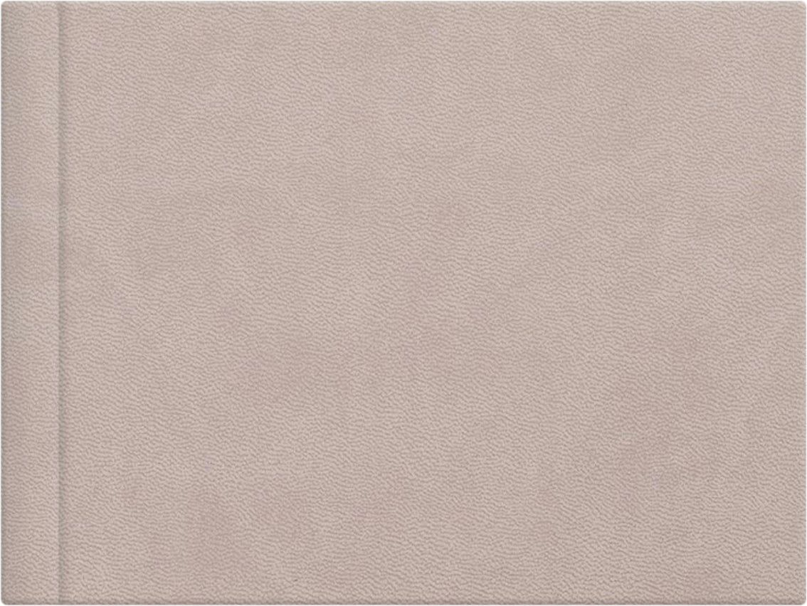 Sugar Beige leatherette wedding album cover, 18x12