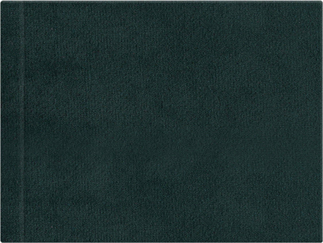 Deep Sea Blue velvet wedding album cover, 18x12