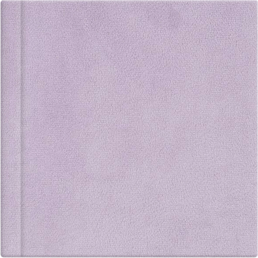 Lavender Purple velvet wedding album cover, 12x12