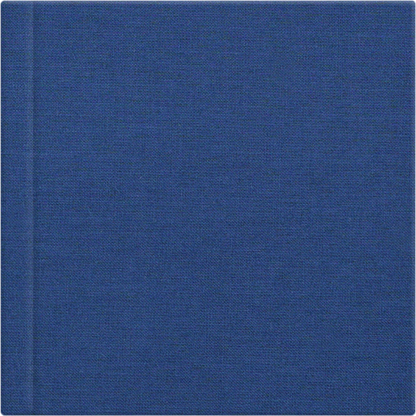 Navy linen album cover, 12x12